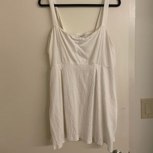 White easy mini sundress size L only worn once